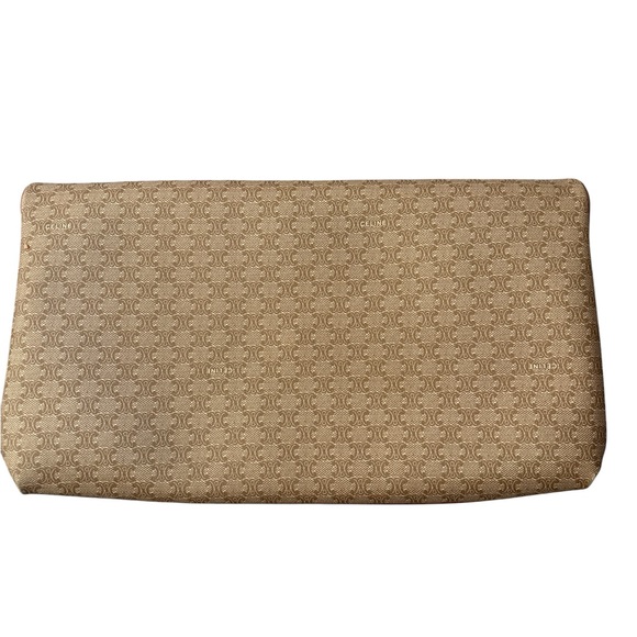 Vintage Celine Macadam Canvas Foldover Clutch - Picture 7 of 11